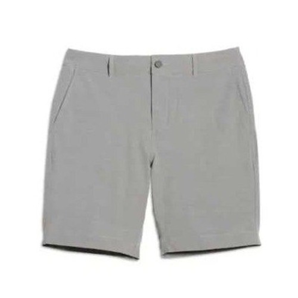 Faherty Brand Mens All Day Shorts Light Grey Size 38 MSC0012 Recycled Stretch